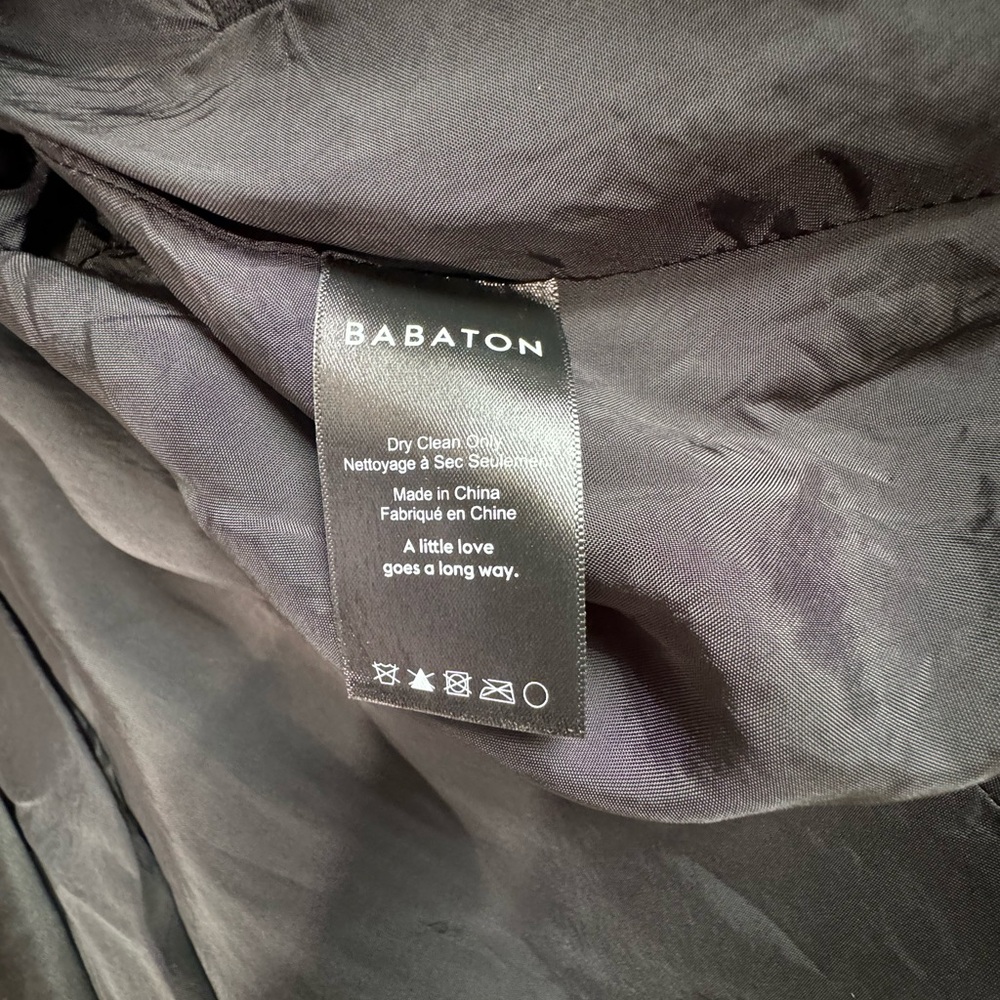 Babaton Black Yates Blazer with Satin Lapel - Picture 4 of 4